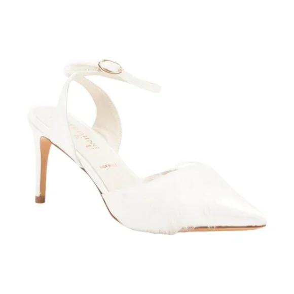 SOMETHING BLEU Ivory Made In Italy Effie Pumps - Picture 4 of 4